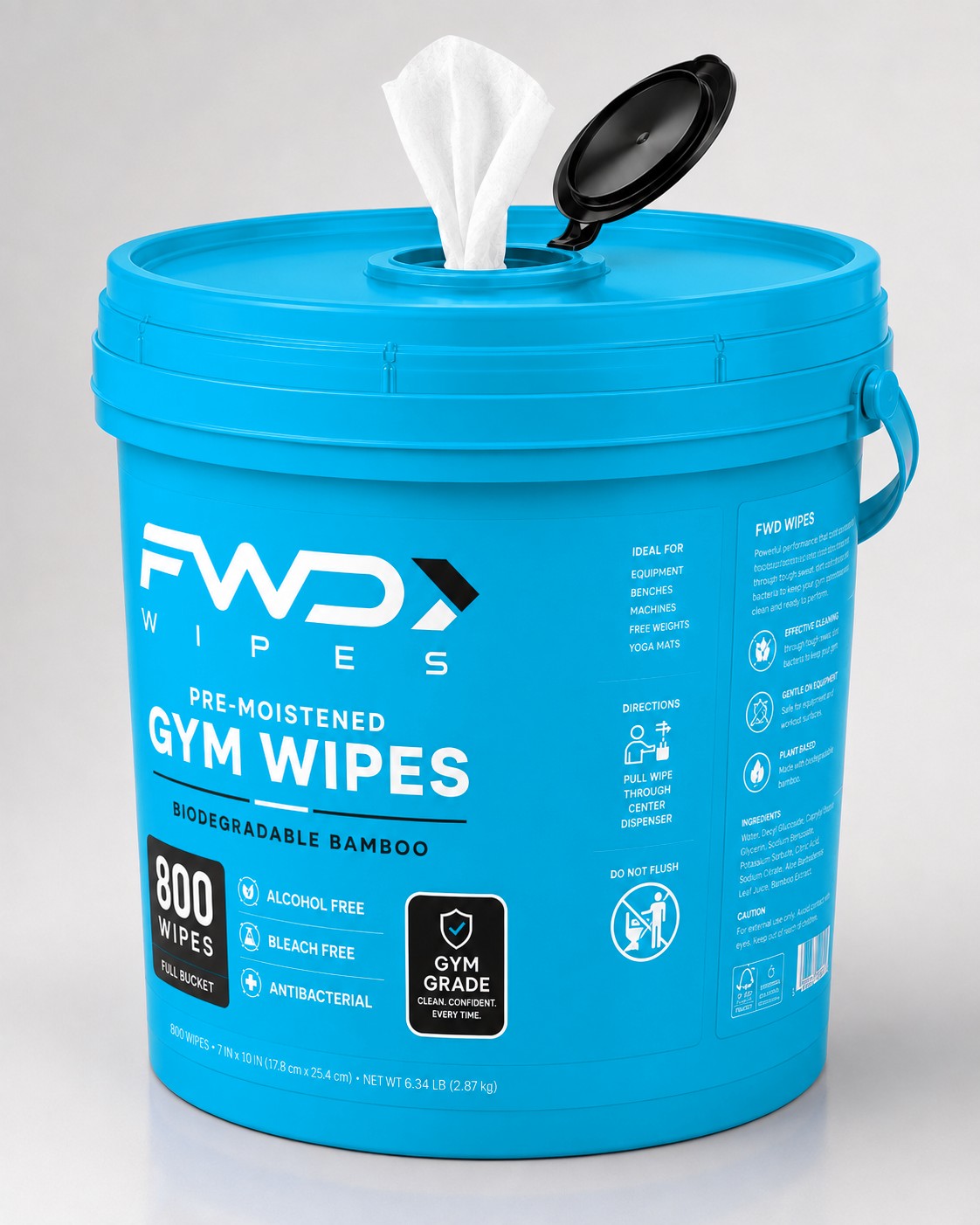FWD Wipes 800-count dispenser bucket